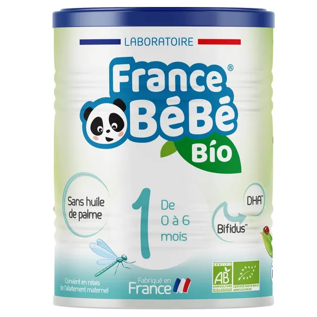 France Bébé Laits en poudre 1er âge bio 0-6 mois 400g