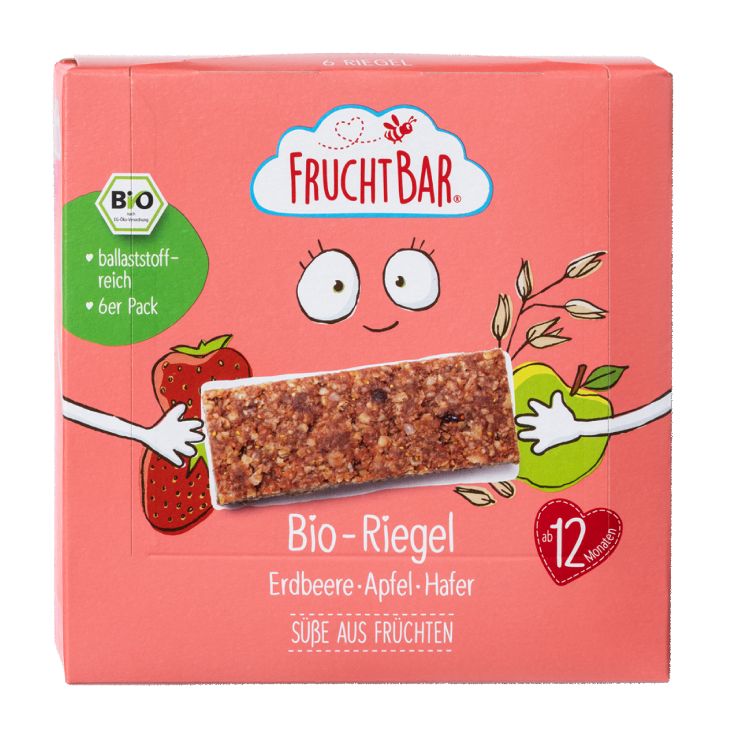 FruchtBar Geschenke snacks fraise bio dès 3 ans