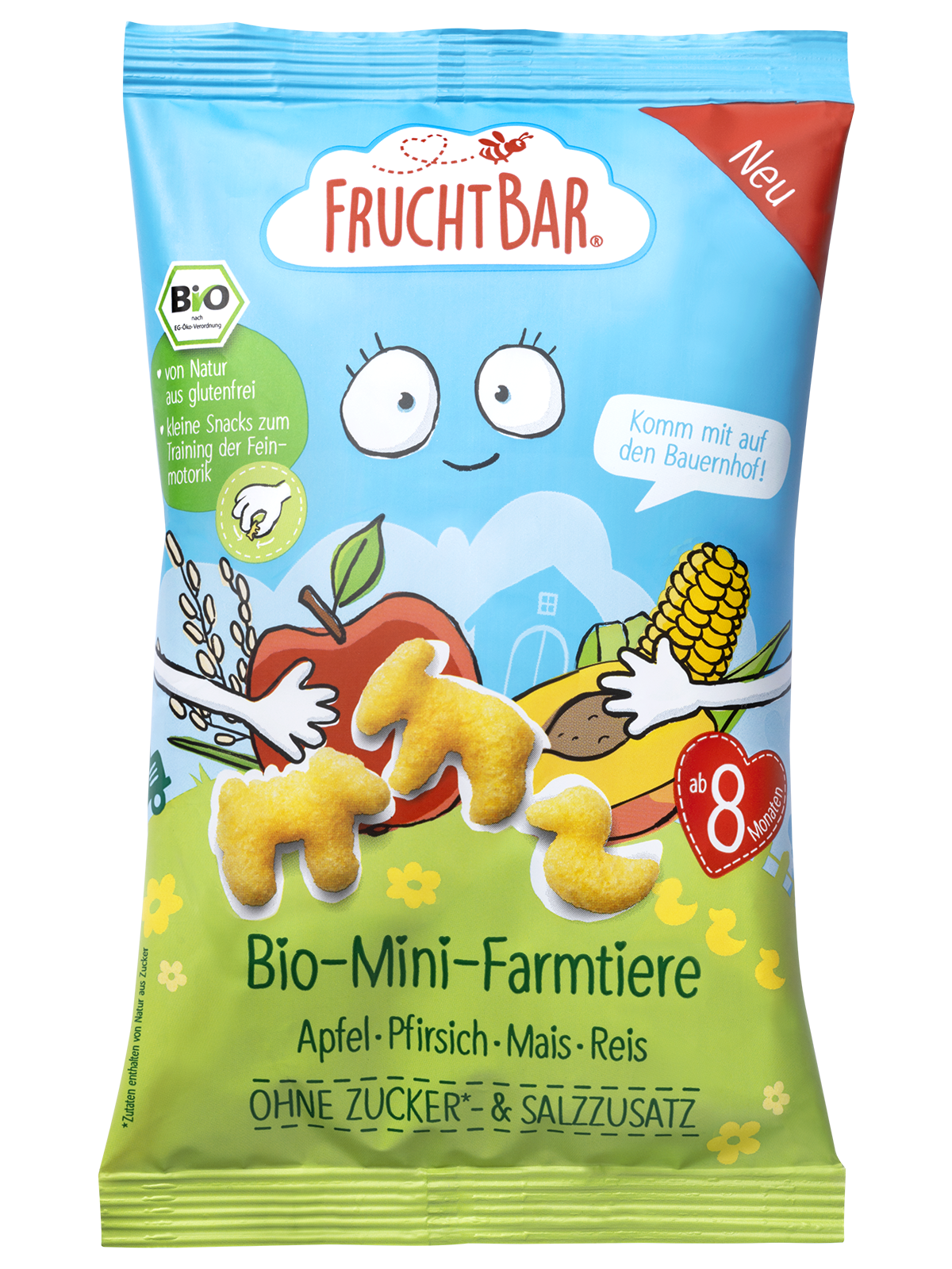 FruchtBar Geschenke Vorteilspaket Bauernhof Bande coffret snacks bio vegan