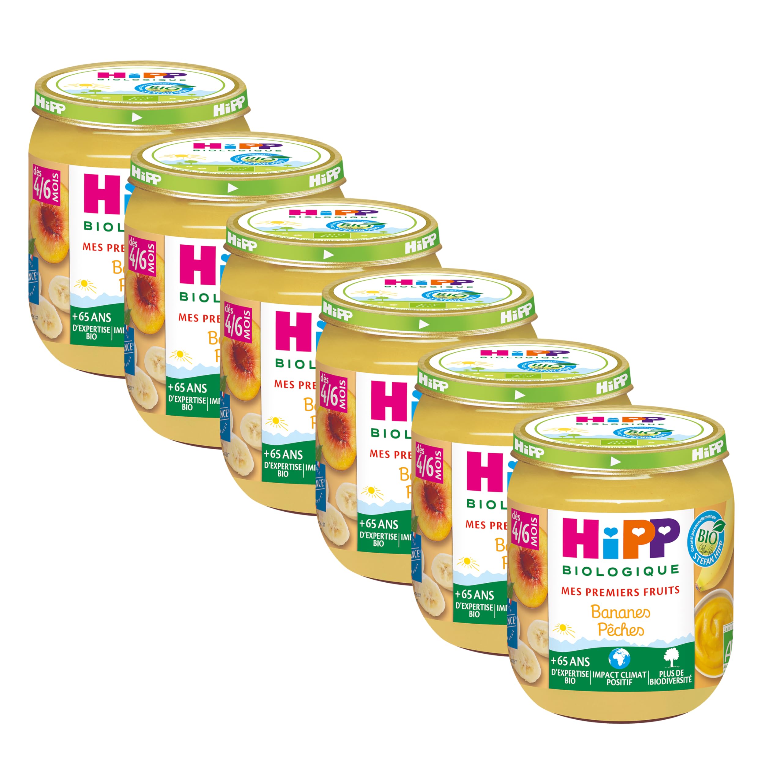 HiPP Mes 1ers Poires pot bébé 6x125g poire