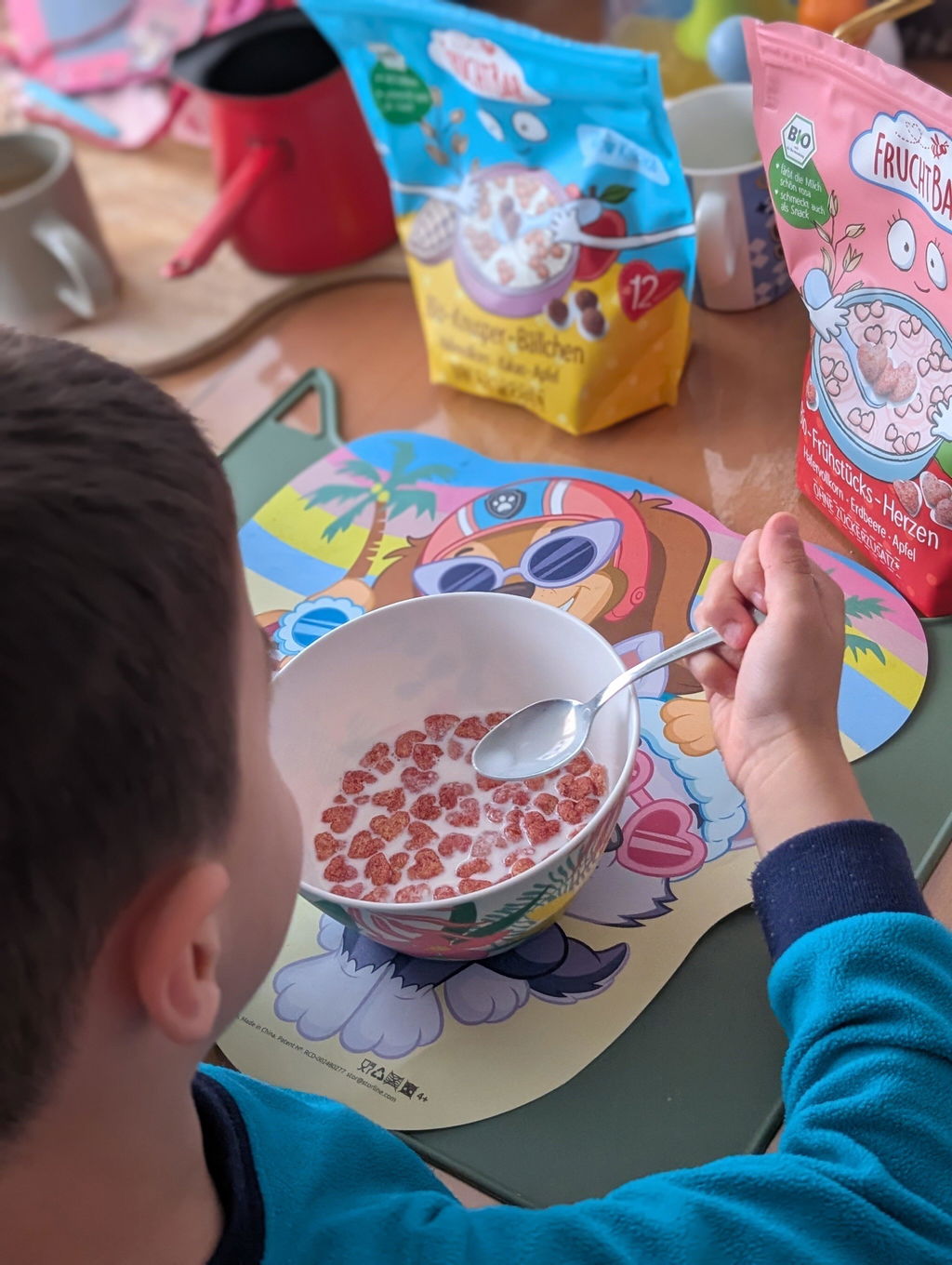 FruchtBar Bio Frühstück Hab Dich Lieb Cœurs Bébé 12 Mois