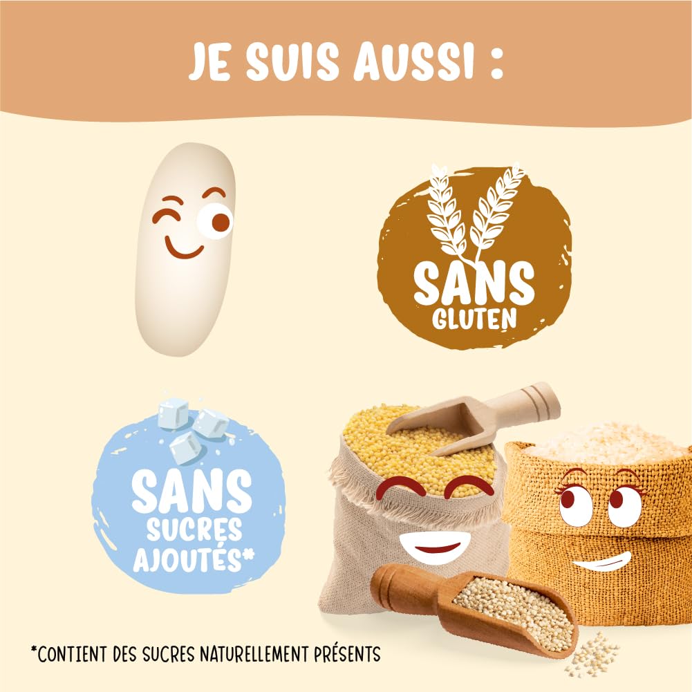 France Bébé Céréales 3 Céréales bio 4 mois 3x200g