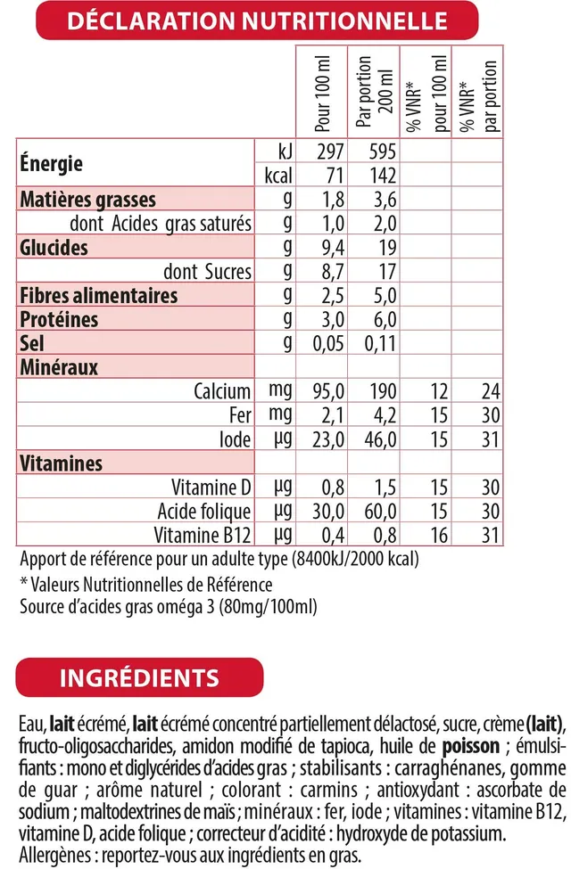 France Bébé Matilia boisson grossesse fraise 6x133ml