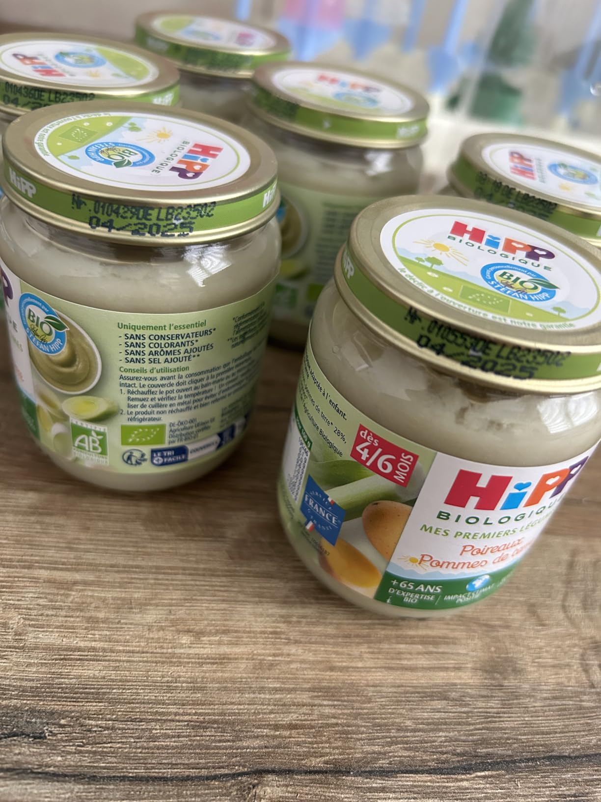 HiPP Biologique Légumes petits pots 4 mois 24x125g carottes