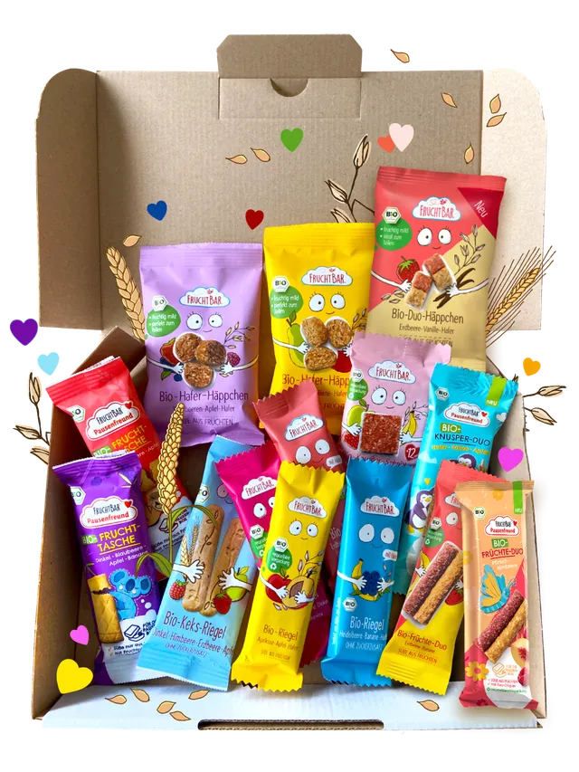 FruchtBar Bio Riegel box barres enfant dès 3 ans