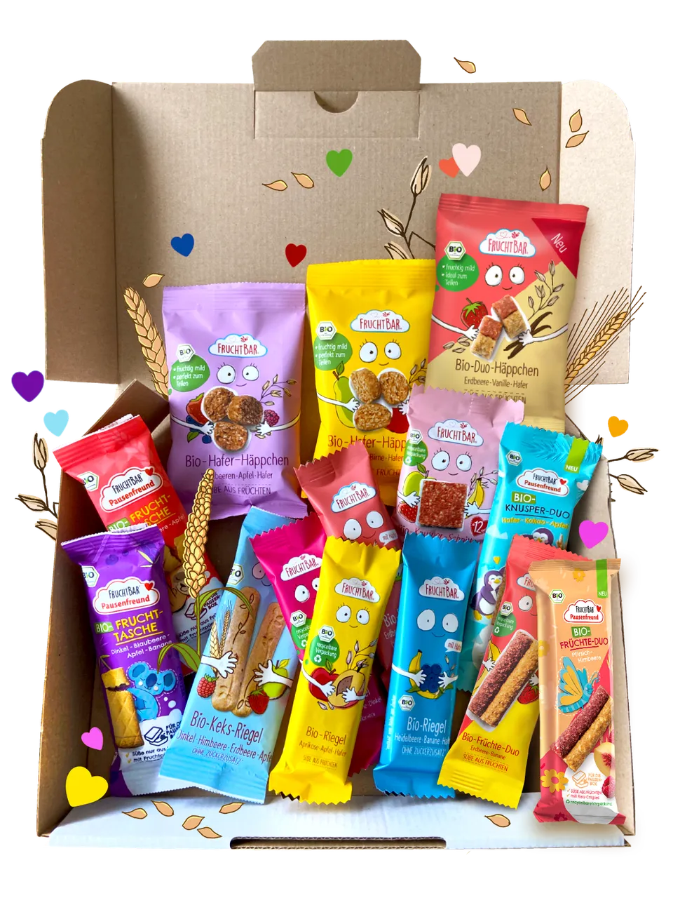 FruchtBar Bio Riegel box barres enfant dès 3 ans
