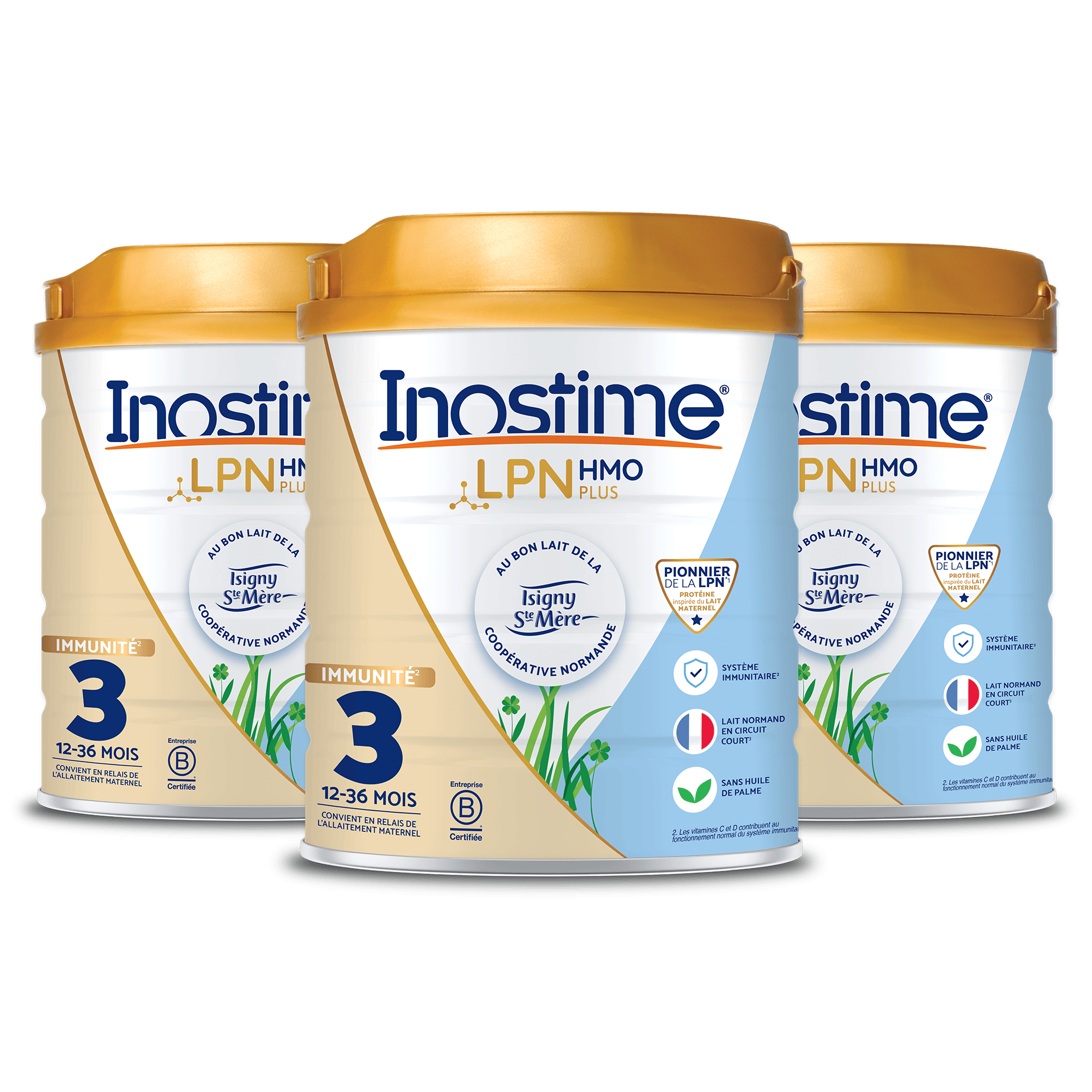 Inostime Lait de Croissance 3ème âge 1 boîte sans huile de palme
