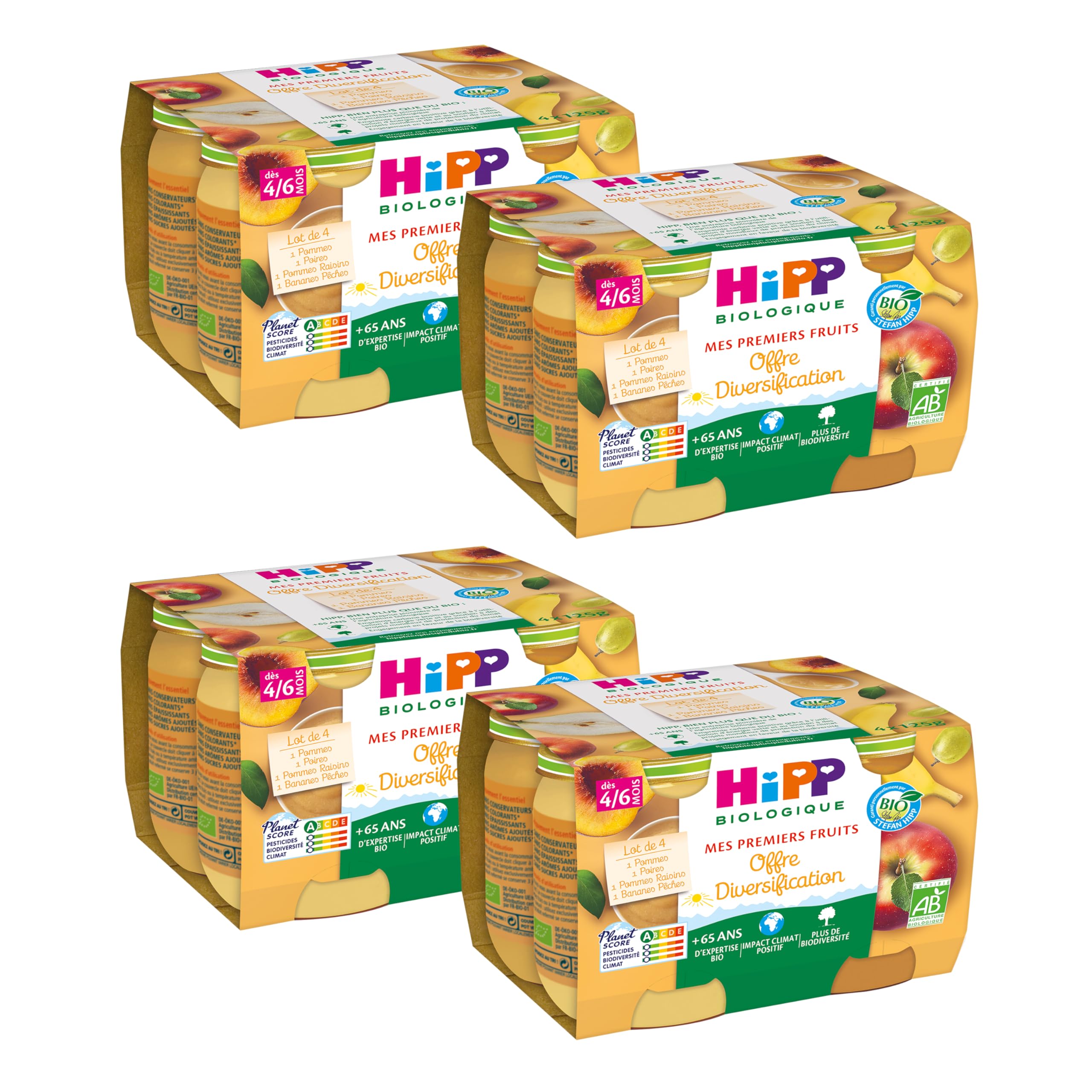 HiPP Mes 1ers Poires pot bébé 6x125g poire
