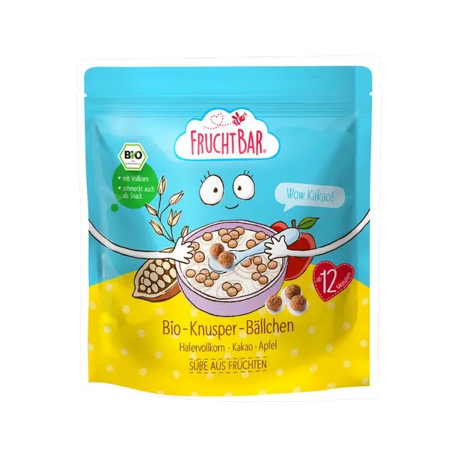 FruchtBar Bio Frühstück Wow Kakao Céréales Bébé 12 Mois