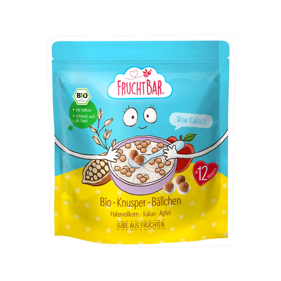 FruchtBar Bio Frühstück Wow Kakao Céréales Bébé 12 Mois