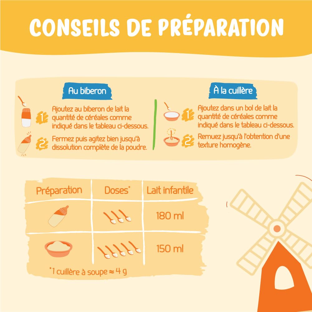France Bébé Céréales riz vanille 4 mois 3x200g bio