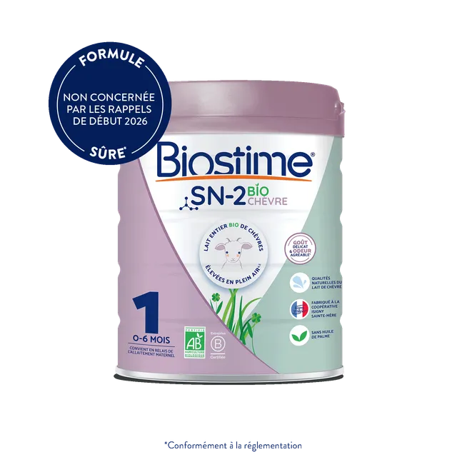 Biostime Laits infantiles lait de chèvre 1er âge 1 boîte bio