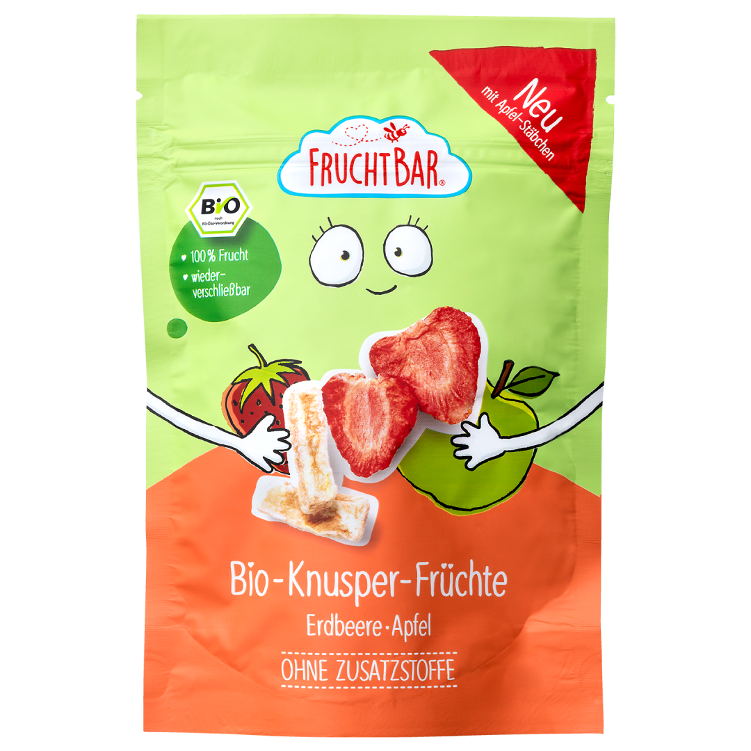 FruchtBar Geschenke snacks fraise bio dès 3 ans