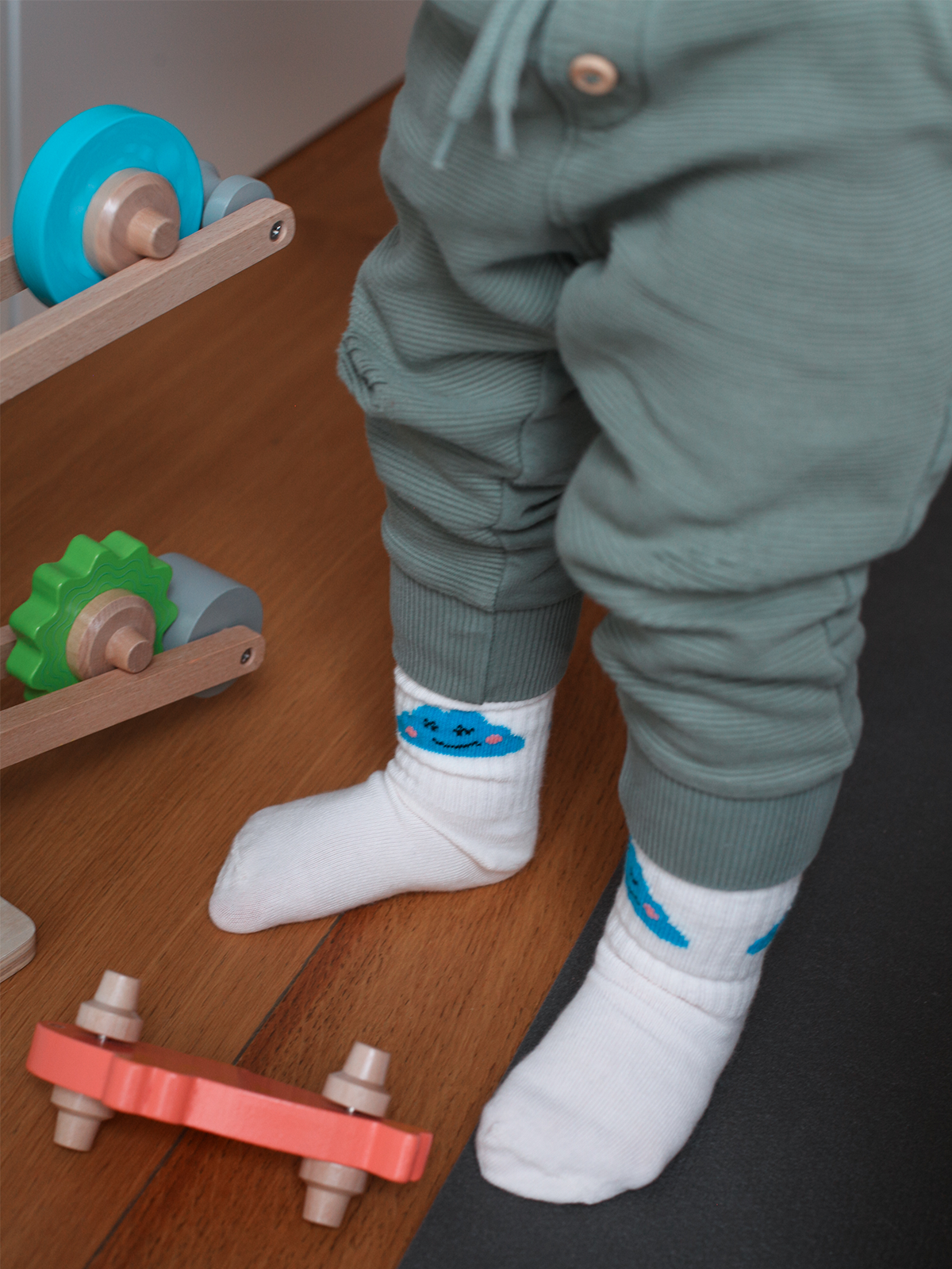 FruchtBar Cadeaux Chaussettes bébé coton bio 19-21 lot 2
