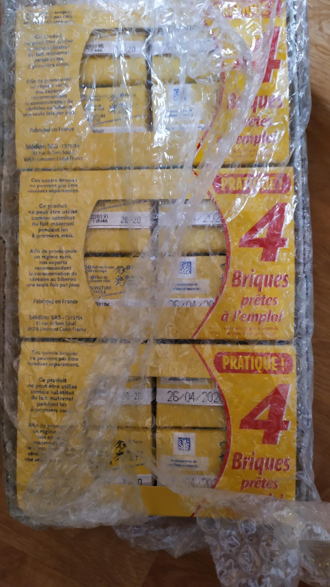 Blédina Blédidej Biscuit céréales lactées 6 mois 12x250ml