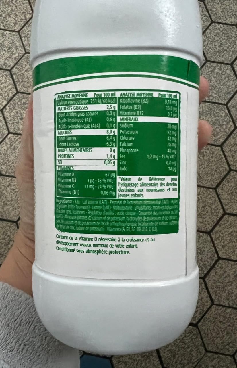 Gallia Blédilait Croissance lait bébé 1-3 ans 6x1L doux