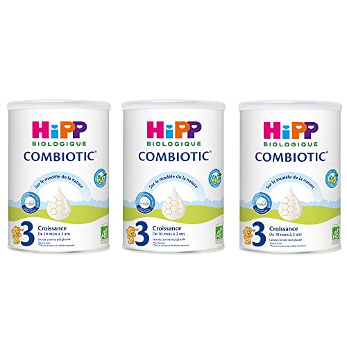 HiPP Biologique Lait de Croissance 3 Dès 10 Mois 3 x 800g