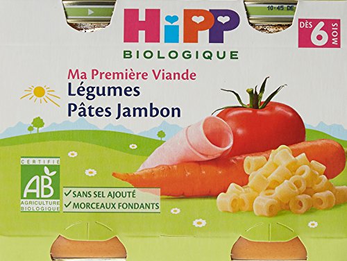 HiPP Menus du midi Ma Première Viande 190g lot de 12 dès 6 mois
