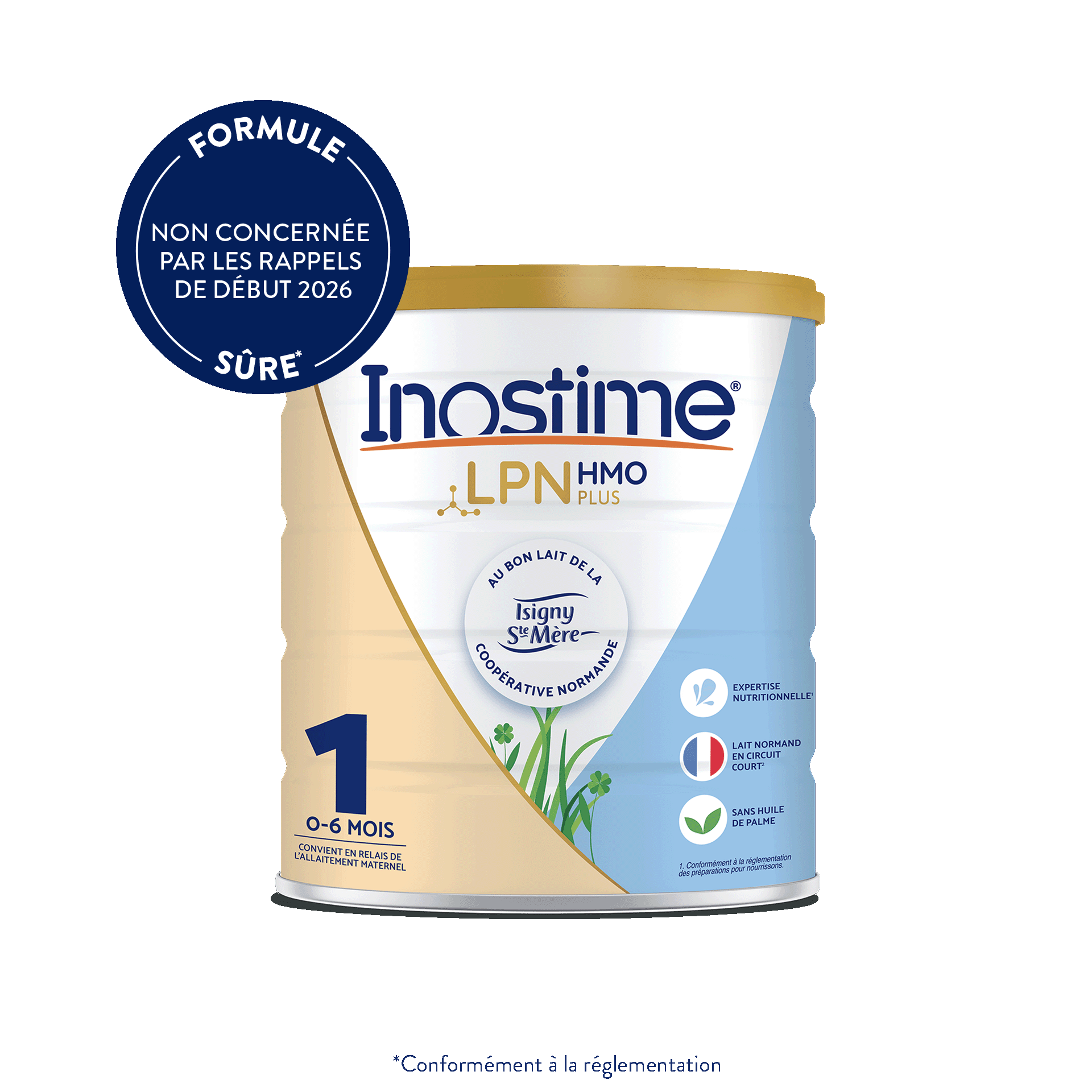 Inostime Lait Infantile 1er Âge Poudre 1 Boîte Sans Palme