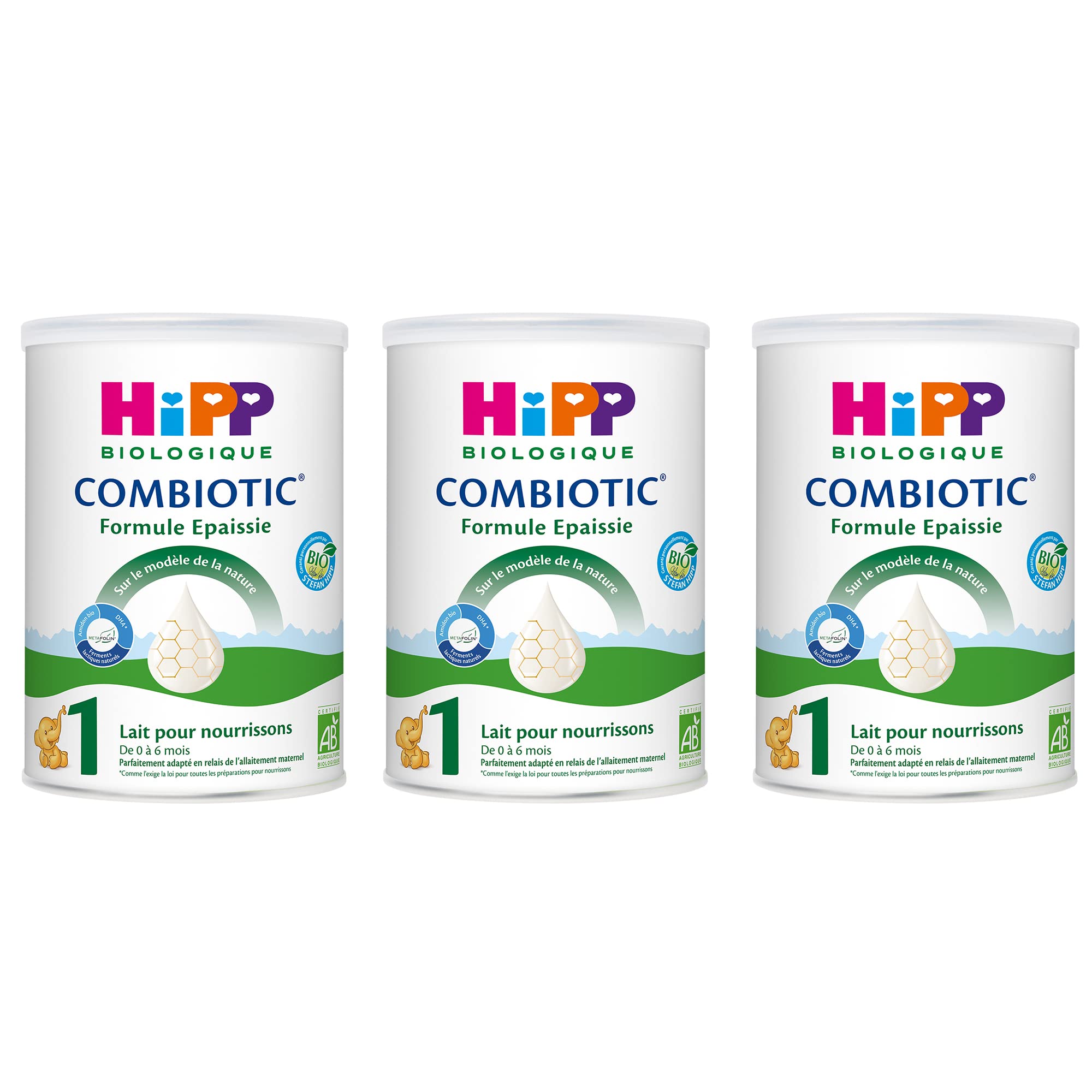 HiPP Laits de suite Lait 1 COMBIOTIC poudre 800g bio épaissi