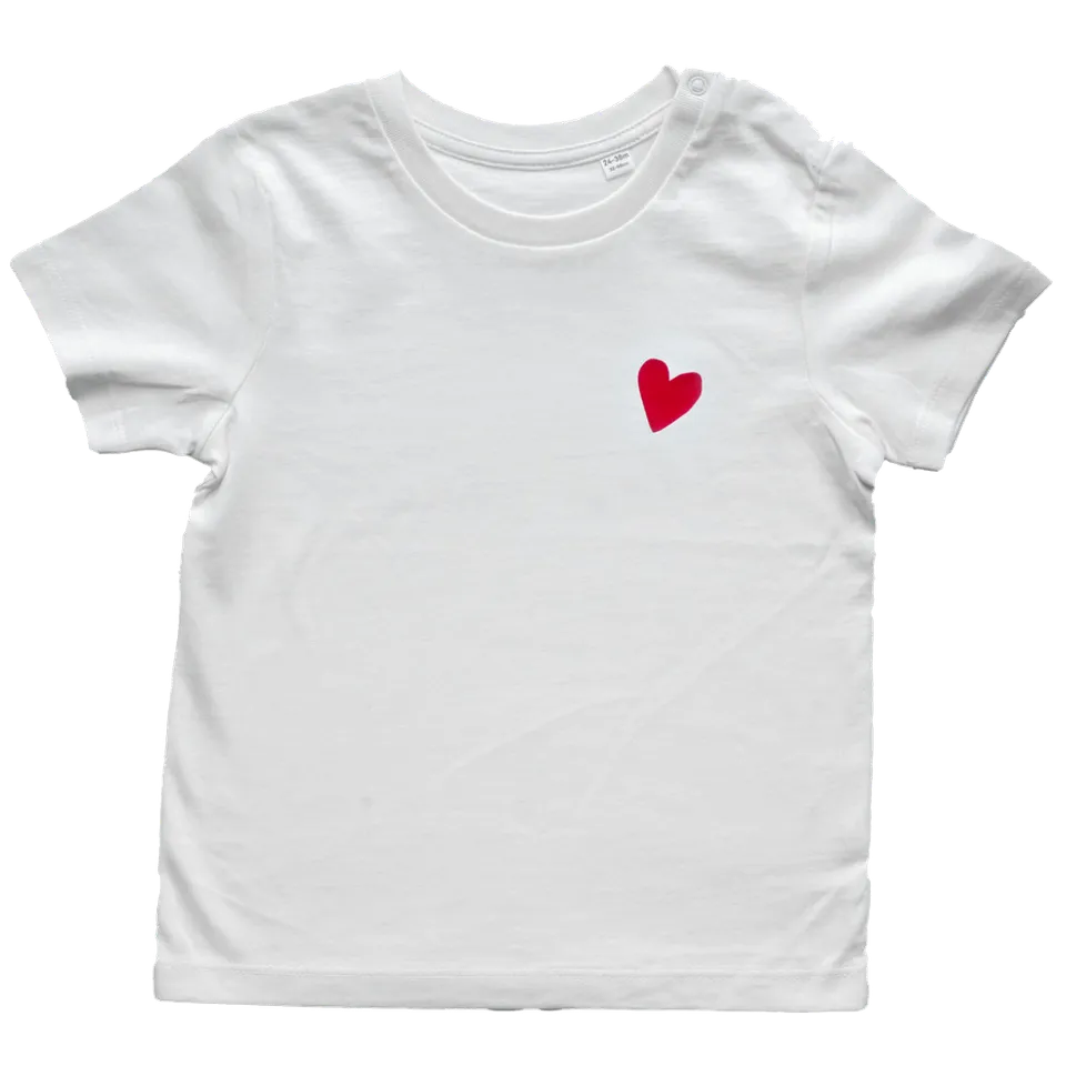 FruchtBar t-shirt enfant blanc coton bio 80-86