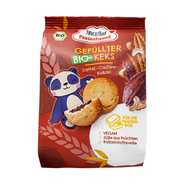 FruchtBar Bio Kekse biscuit fourré bio vegan dès 3 ans
