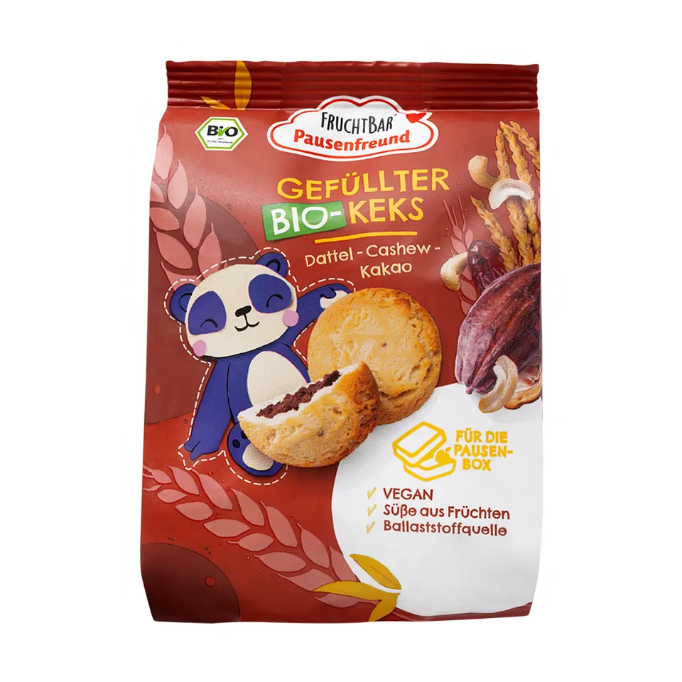 FruchtBar Bio Kekse biscuit fourré bio vegan dès 3 ans