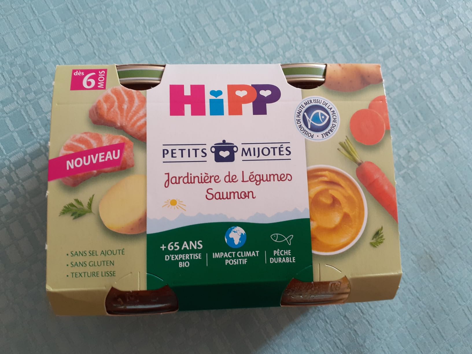 HiPP Petits Mijotés Jardinière petit pot 6 mois 2x190g