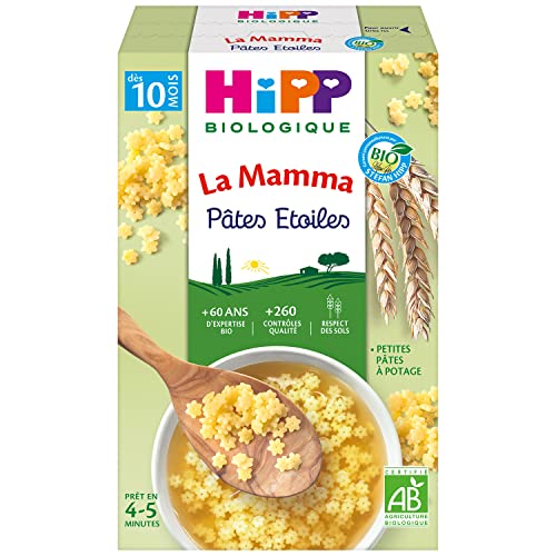 HiPP Céréales Pâtes Étoiles Bébé Bio 320 g Lot 6