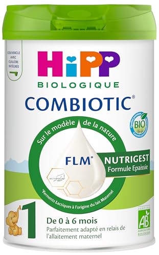 HiPP Combiotic Nutrigest Lait 1er Âge 800 g Bio Épaissi