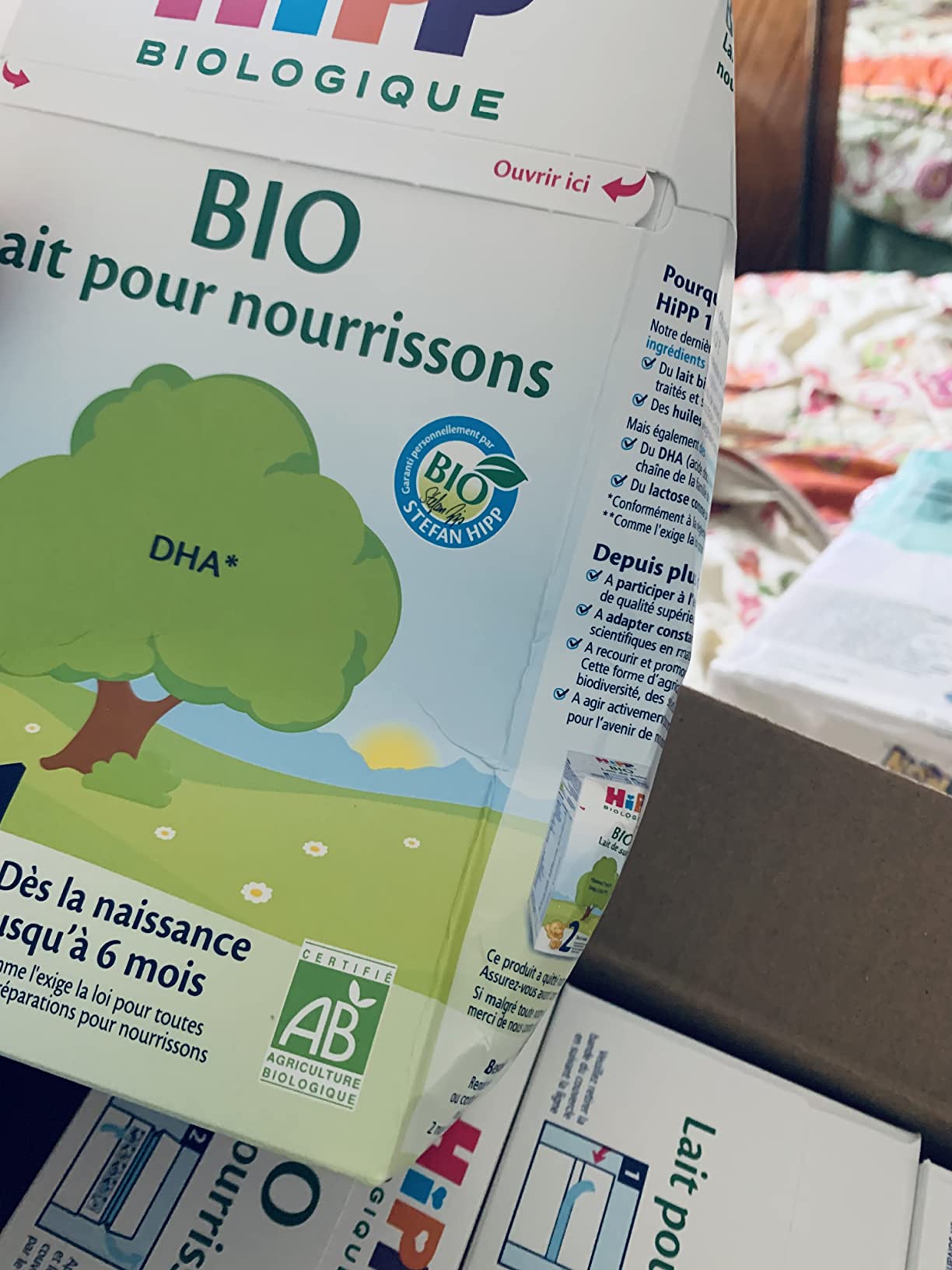 HiPP Biologique Laits de suite Lait 1 Bio 600 g Lot 4