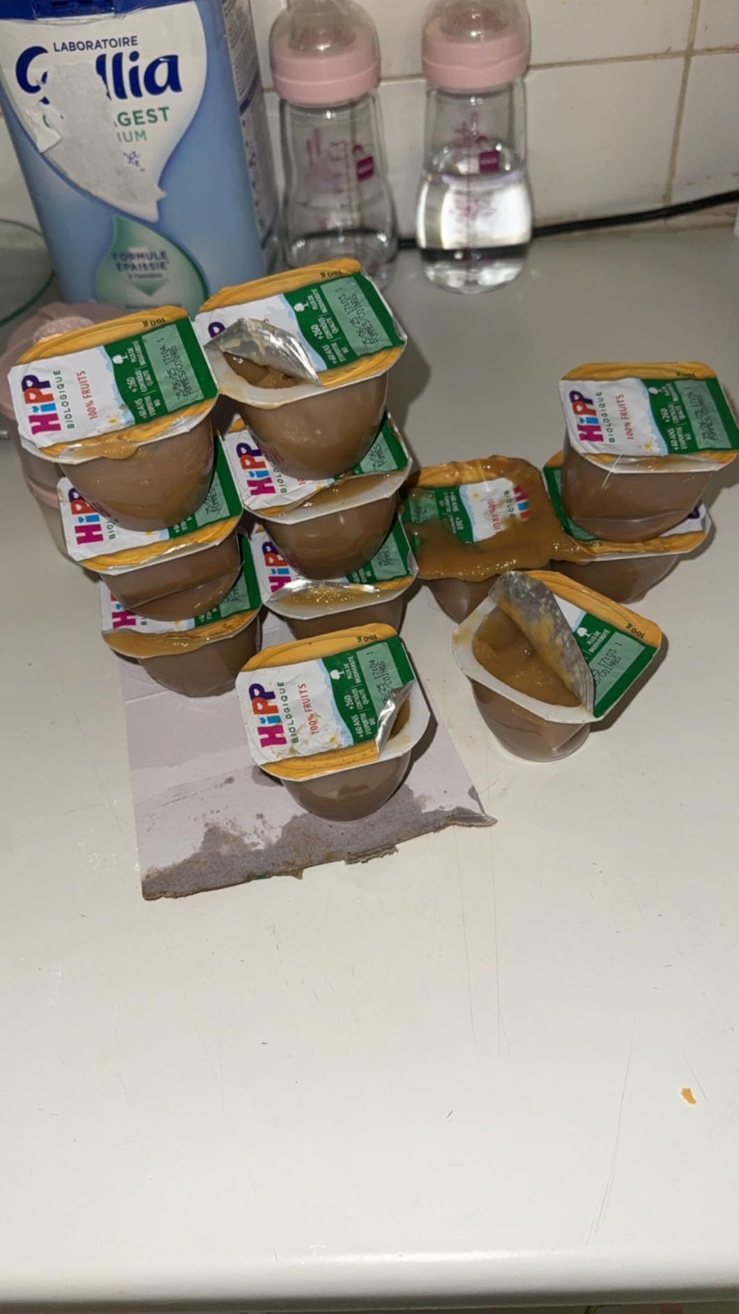 HiPP Pommes Coings Compote Bébé 6x4x100g Dès 4 Mois Bio