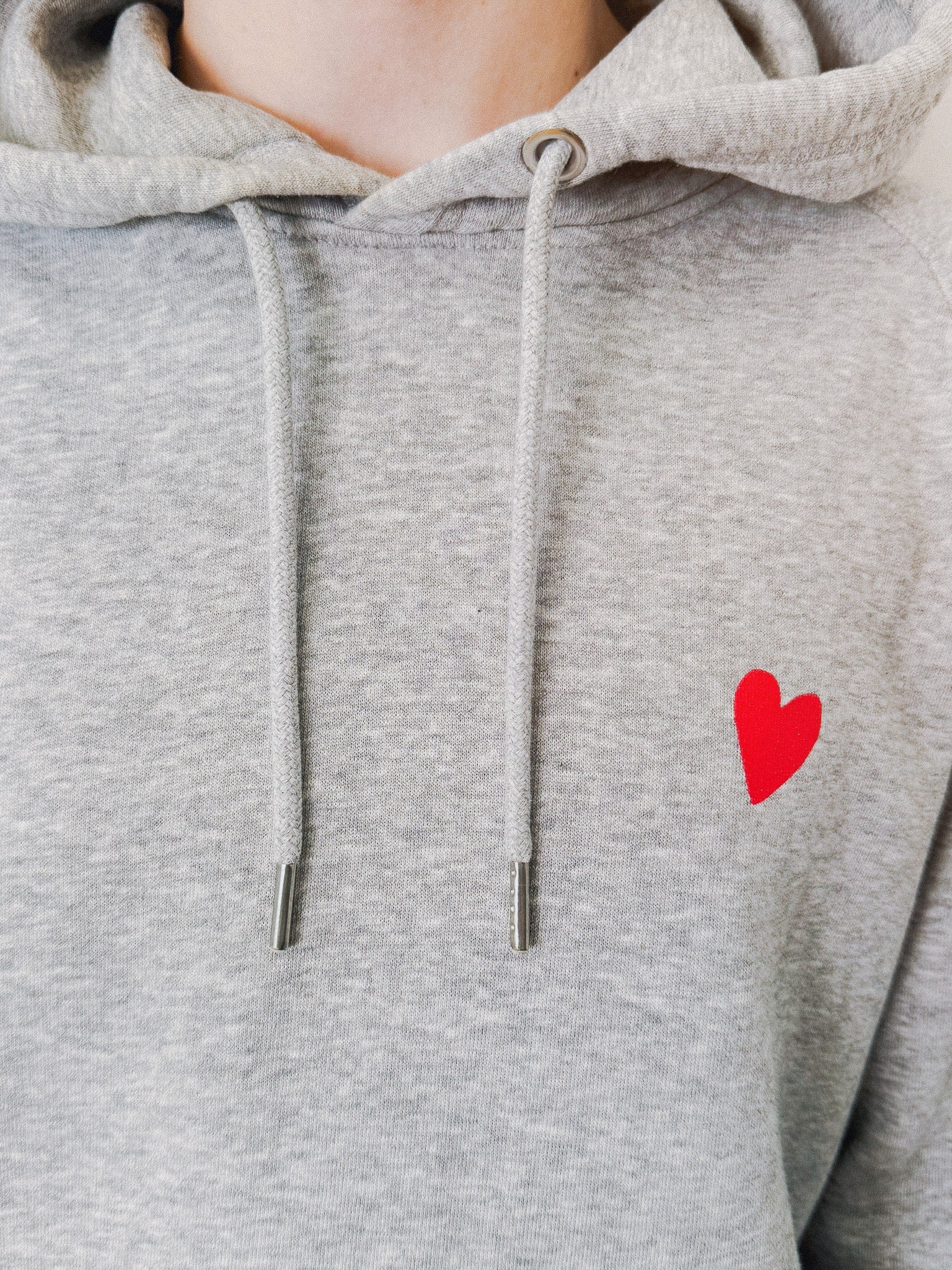 FruchtBar hoodie adulte gris coton bio taille M