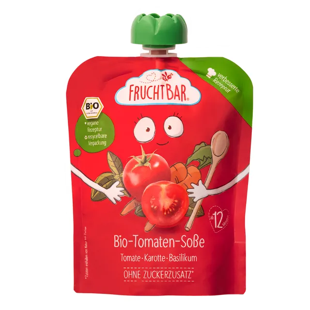 FruchtBar Bio sauce tomate enfant à l'unité vegan 12 mois