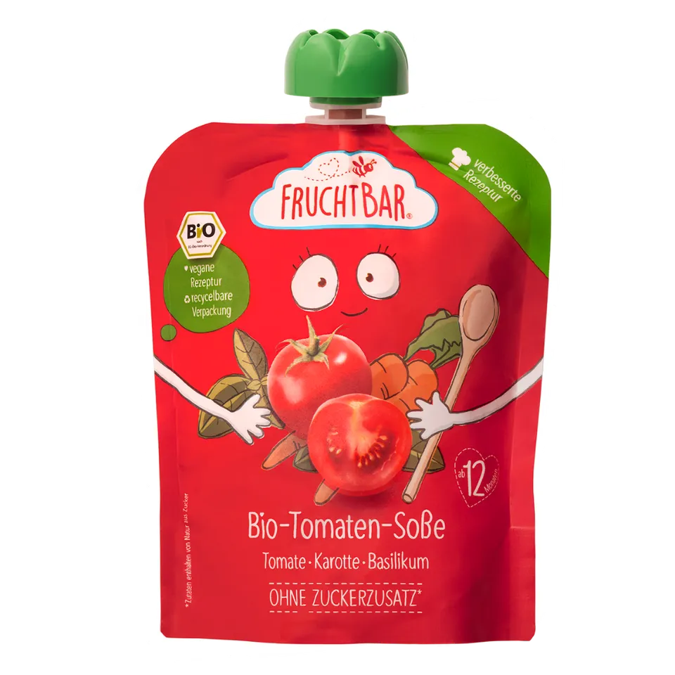 FruchtBar Bio sauce tomate enfant à l'unité vegan 12 mois