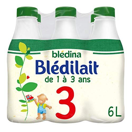 Gallia Blédilait Croissance lait bébé 1-3 ans 6x1L doux