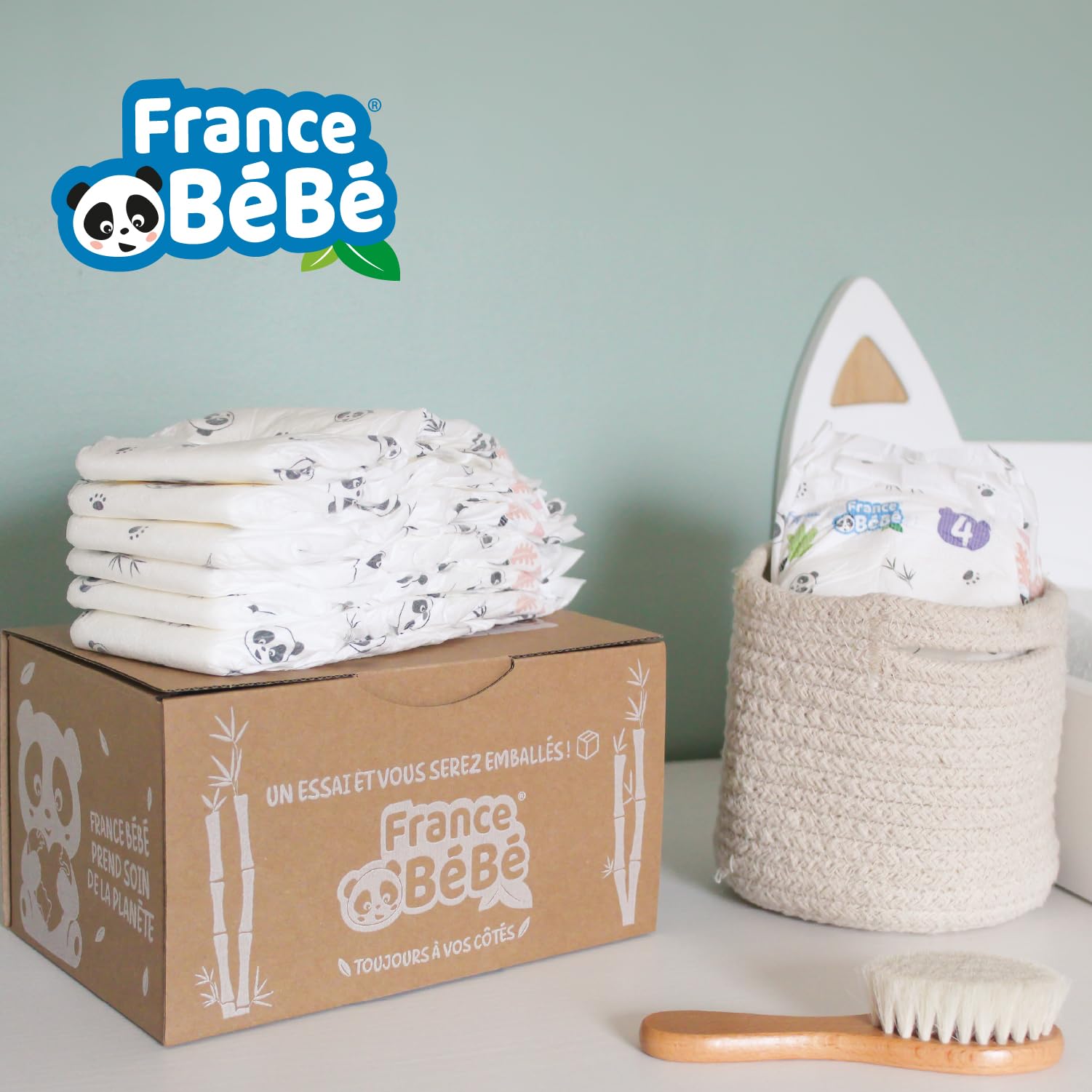 France Bébé Couches écologiques taille 3 couches 4-9 kg lot 162