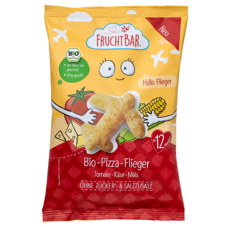 FruchtBar Bio Snacks snack maïs fromage 12 mois
