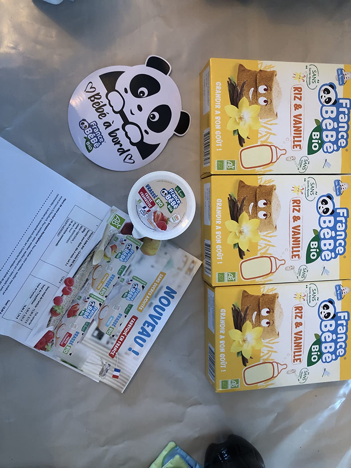 France Bébé Céréales riz vanille 4 mois 3x200g bio