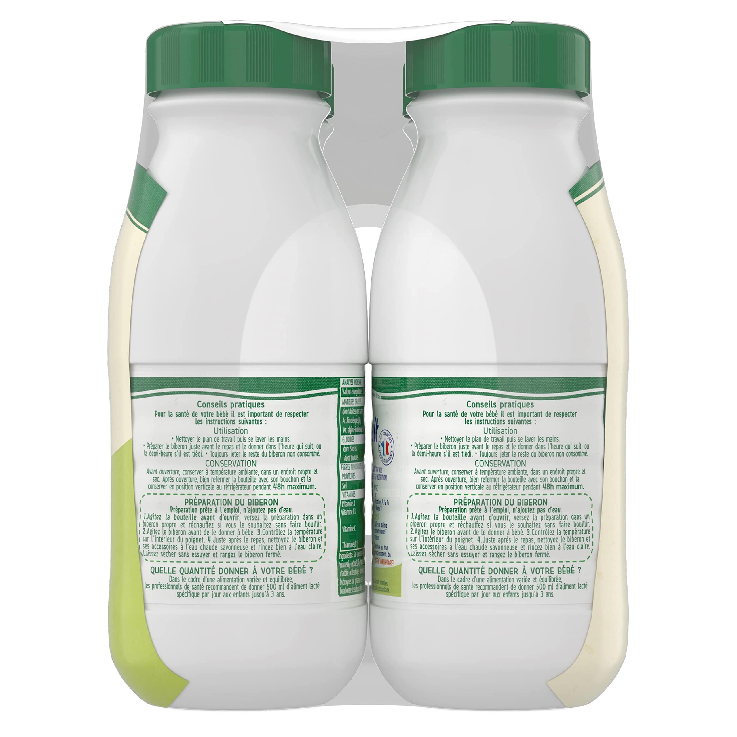 Gallia Blédilait Lait Croissance 3 Liquide 4x500mL 1-3 ans