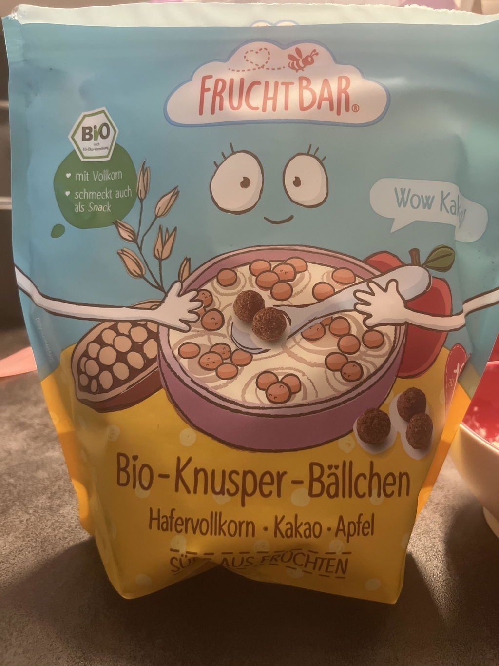 FruchtBar Bio Frühstück Wow Kakao Céréales Bébé 12 Mois