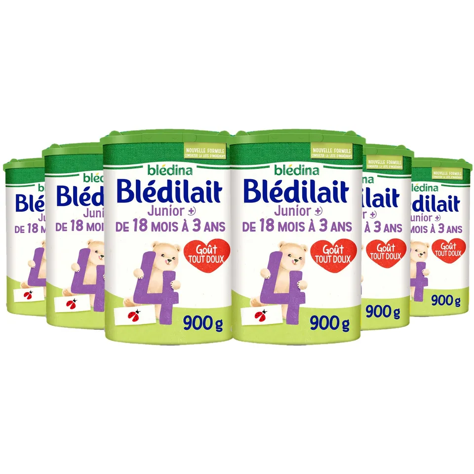 Blédina Blédilait Junior 4 poudre 18-36 mois 6x900g calcium
