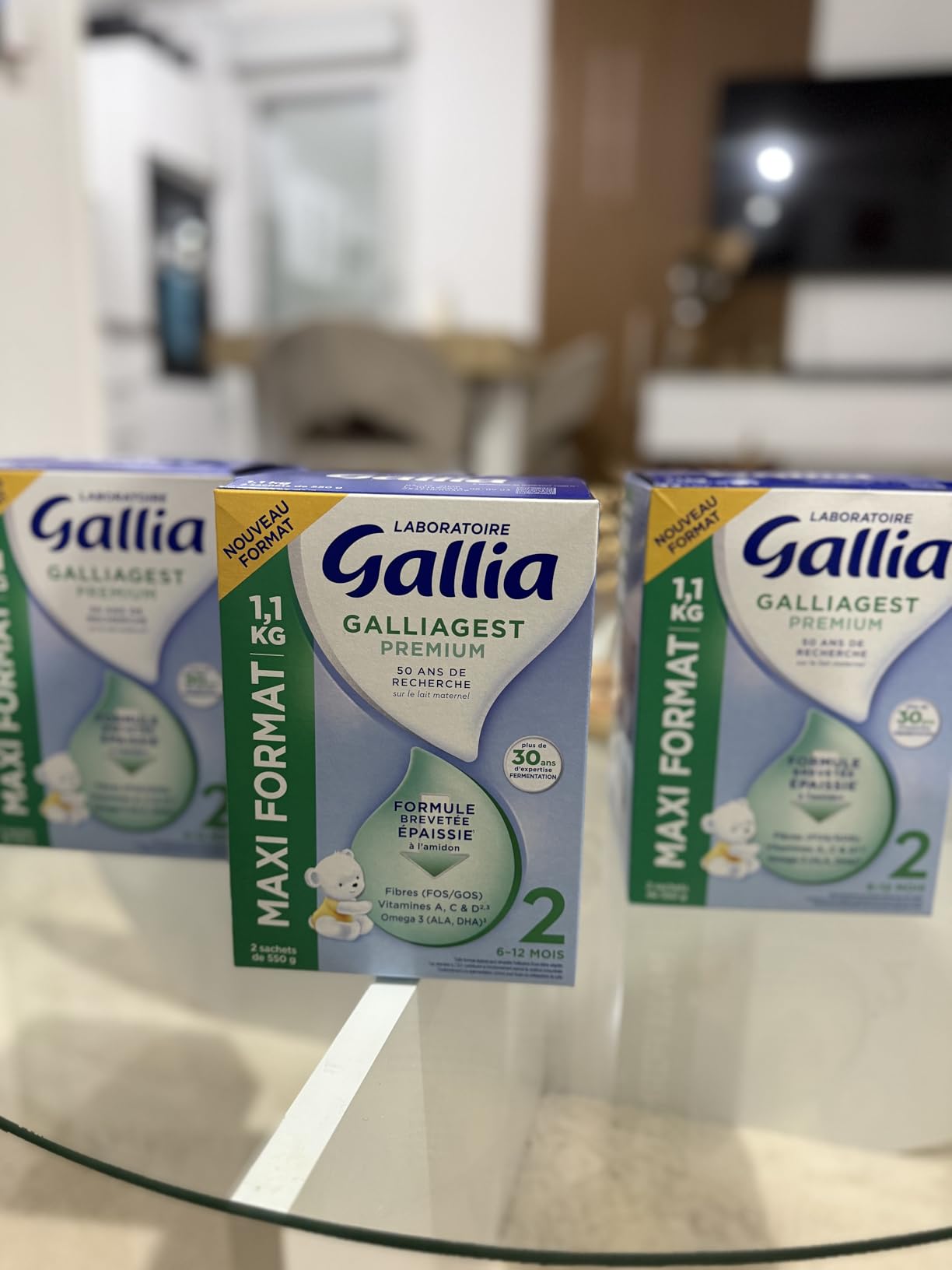 Gallia Galliagest Premium 2 Lait Poudre 1,1 kg Lot 3