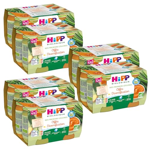 HiPP Biologique Légumes petits pots 4 mois 24x125g carottes