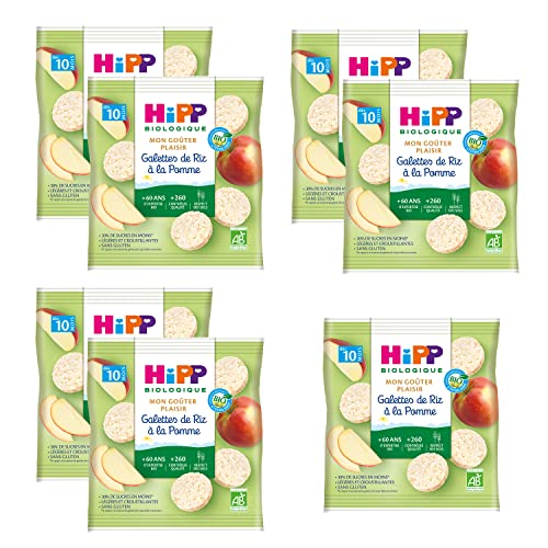 HiPP Goûters Galettes de Riz Myrtille En-cas 7x30g