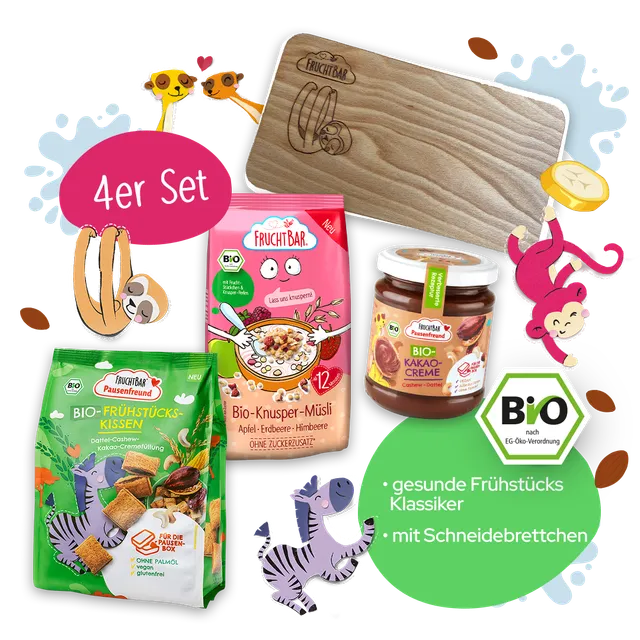 FruchtBar pack petit-déjeuner bio enfant 3 ans