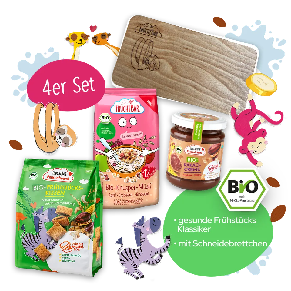 FruchtBar pack petit-déjeuner bio enfant 3 ans