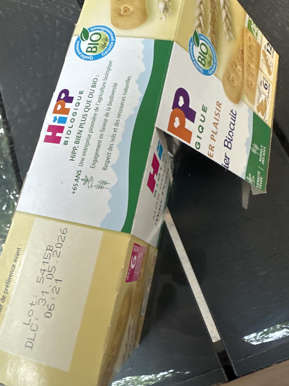 HiPP Mon Premier Biscuit Bio Bébé 6 Mois 180g x6 Vitamine B1