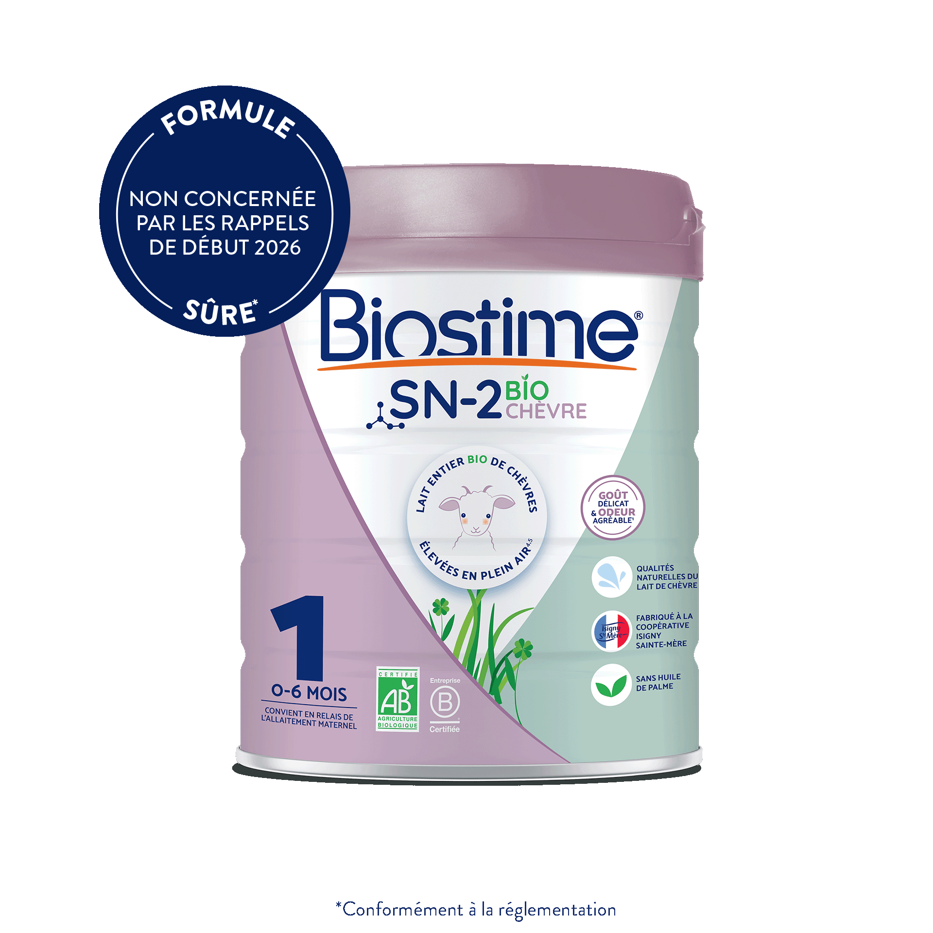 Biostime Laits infantiles lait de chèvre 1er âge 1 boîte bio