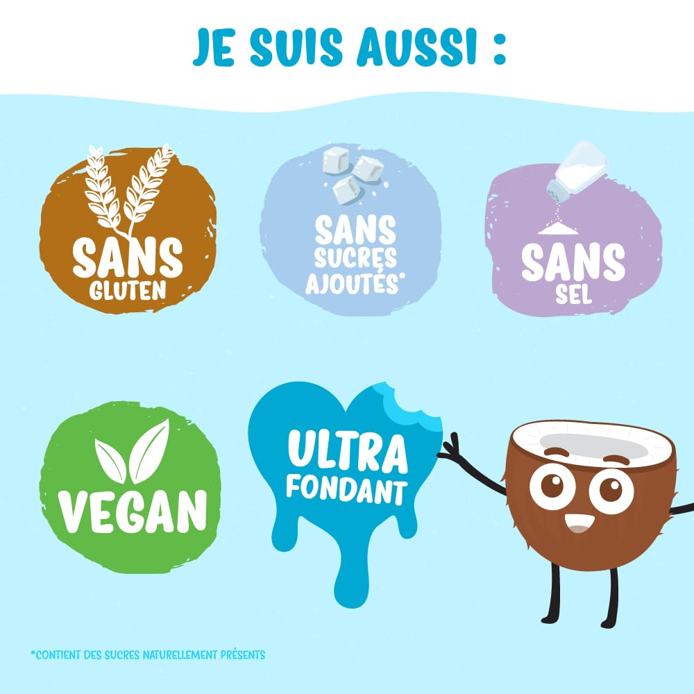 France Bébé Biscuits maïs soufflé coco vegan 8x30g